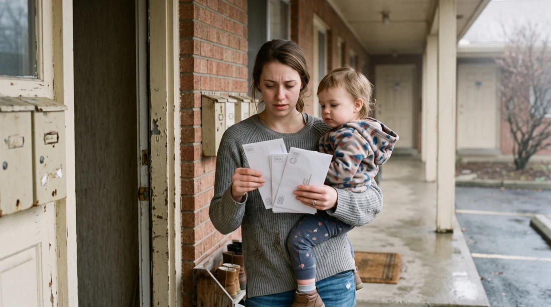 A person at home reviewing paperwork about EITC Refund Hold and the PATH Act.