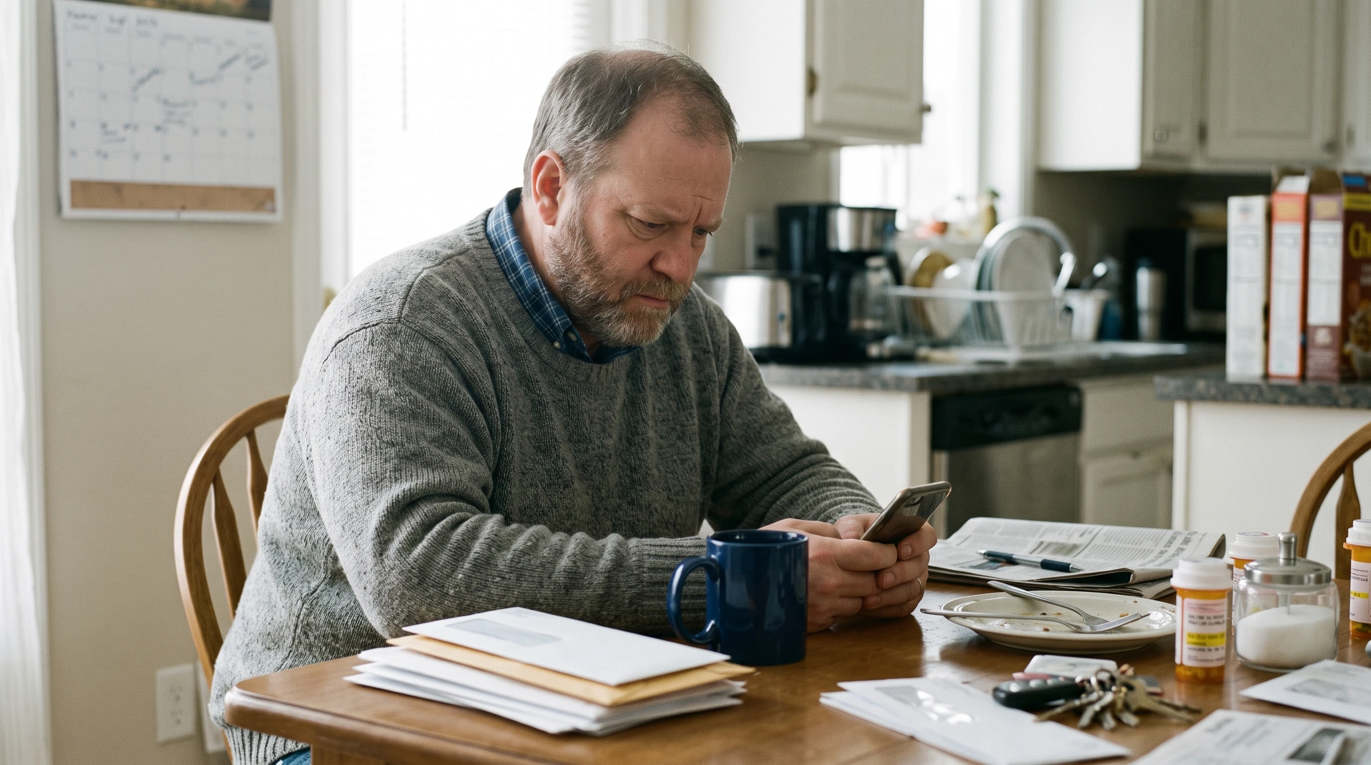 A person at home reviewing paperwork about IRS Layoffs 2026 Processing Delays.