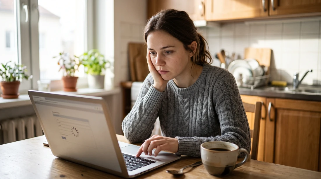 A person at home reviewing paperwork about IRS Refund Delay Statistics (2026).